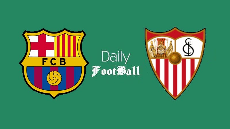 پخش زنده بازی بارسلونا و سویا امشب یکشنبه 13 مهر 99