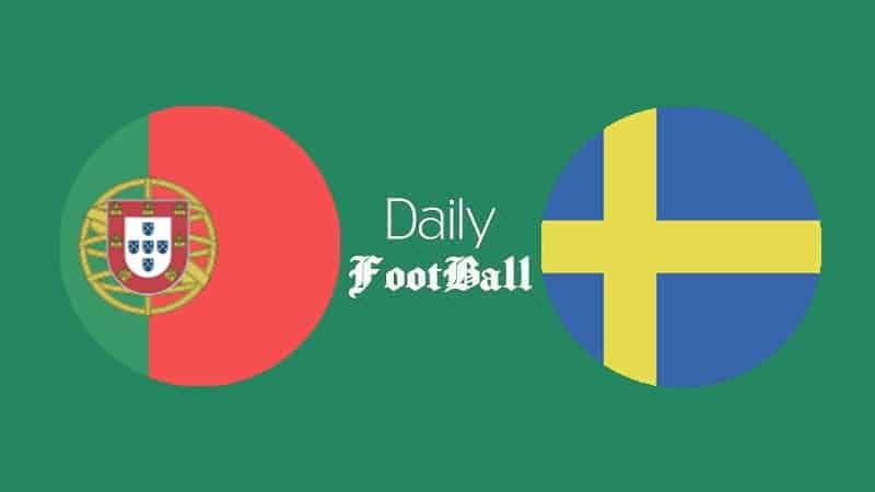 پخش زنده بازی پرتغال و سوئد امشب چهارشنبه 23 مهر 99