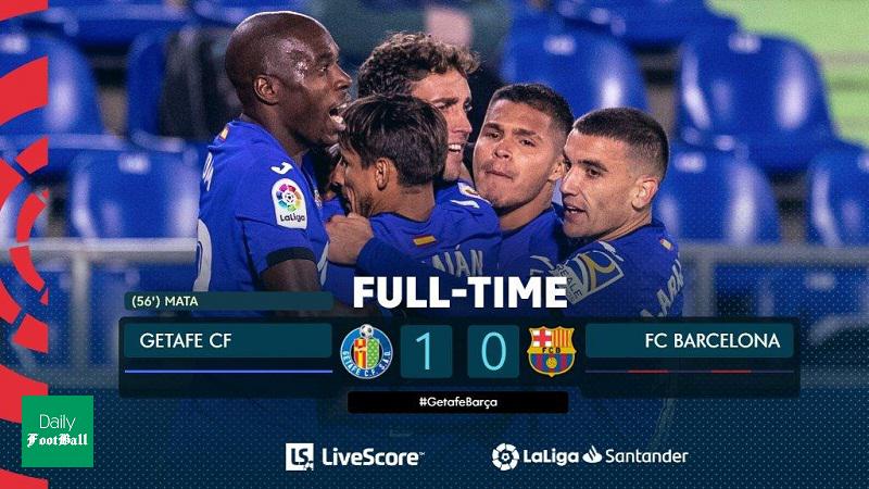 نتیجه بازی بارسلونا و ختافه/ شکست بارسا در خانه ختافه