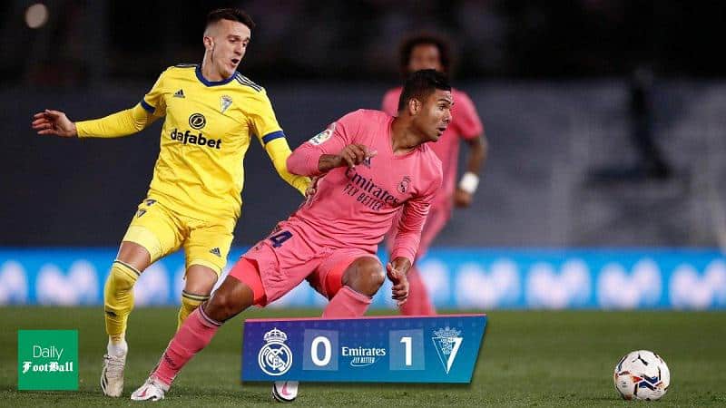 نتیجه بازی رئال مادرید و کادیز/ شکست غیرمنتظره کهکشانی ها