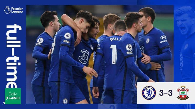 نتیجه بازی چلسی و ساوتهمپتون/ توقف خانگی شاگردان لمپارد