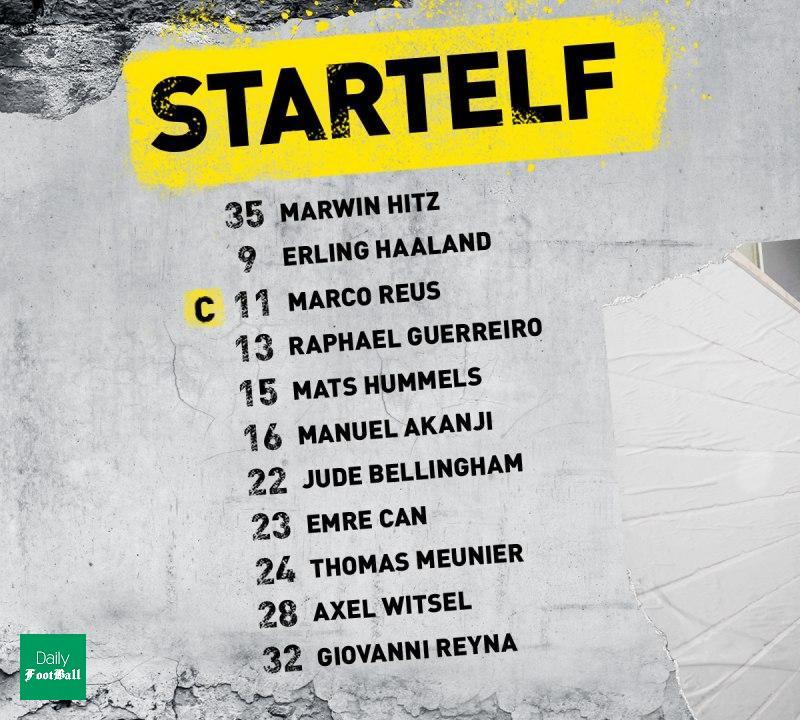 ترکیب دورتموند مقابل فرایبورگ برای بازی امروز 12 مهر 99