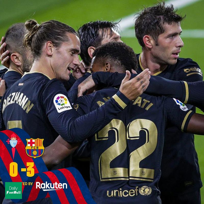 نتیجه بازی بارسلونا و سلتاویگو در هفته چهارم لالیگا