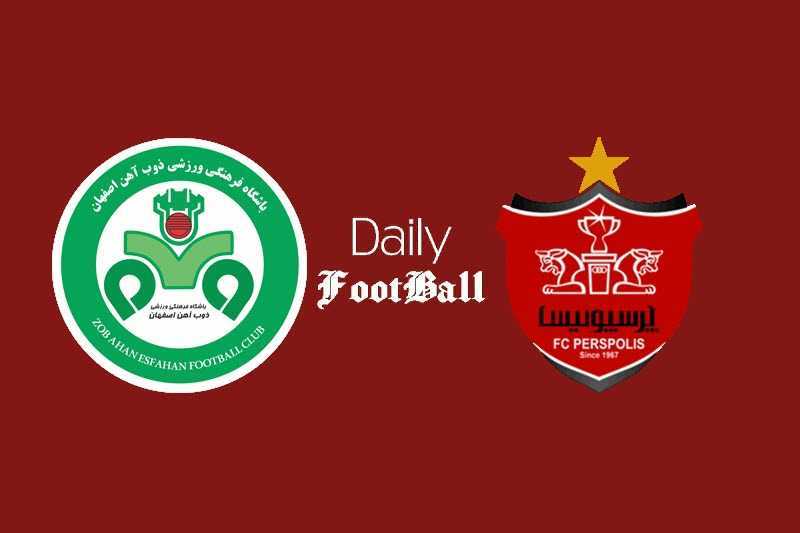 ساعت بازی پرسپولیس و ذوب آهن امروز دوشنبه 3 خرداد 1400 | دیلی فوتبال