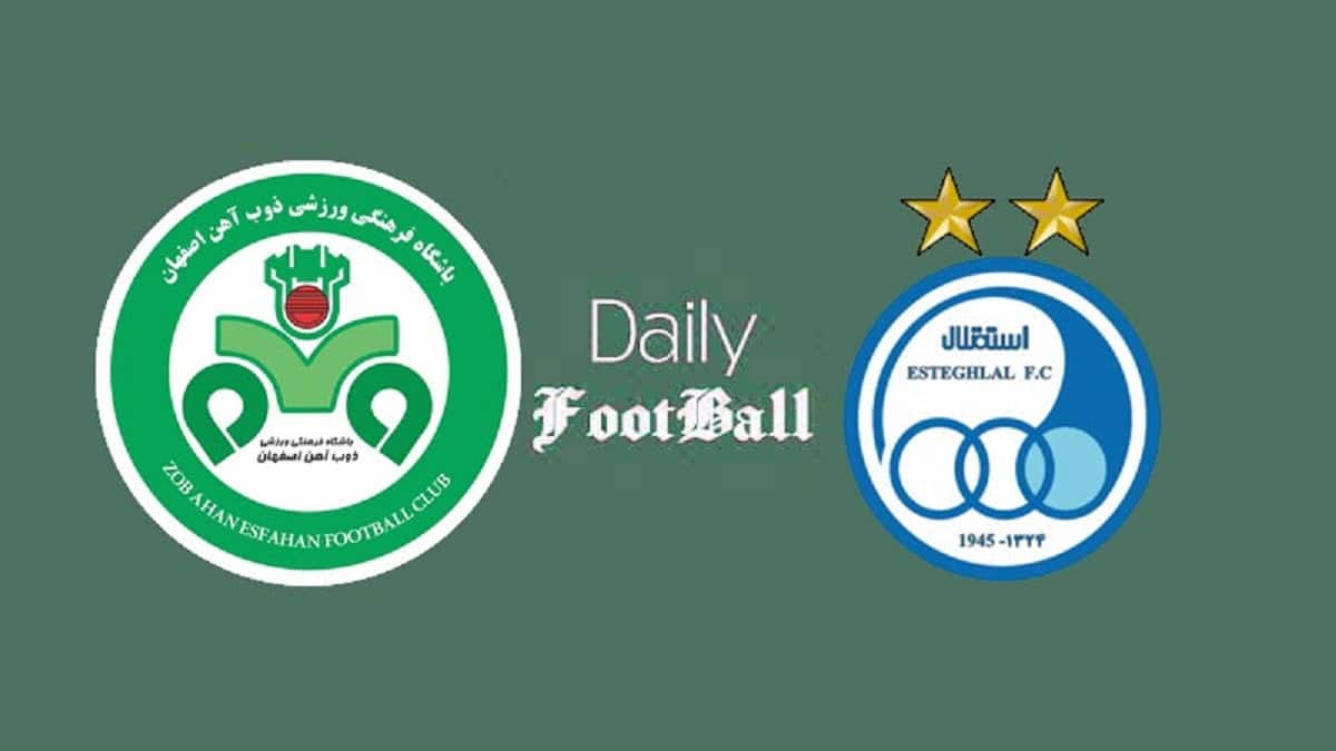 پخش زنده بازی استقلال و ذوب آهن امروز یکشنبه 26 اسفند 1403 | دیلی فوتبال