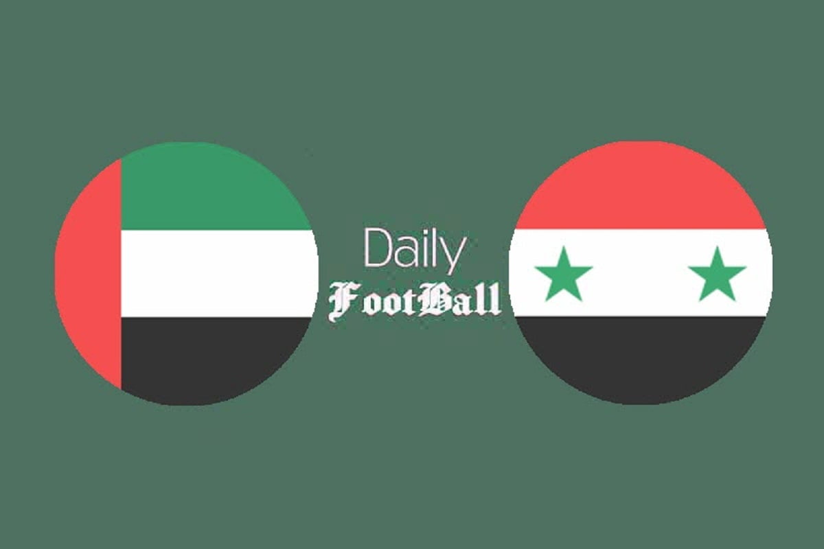پخش زنده بازی امارات و سوریه امشب سه شنبه 9 آذر 1400 | دیلی فوتبال