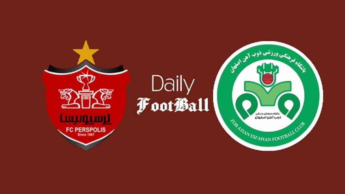 ساعت بازی پرسپولیس و ذوب آهن امروز جمعه 2 آبان 1404 | دیلی فوتبال