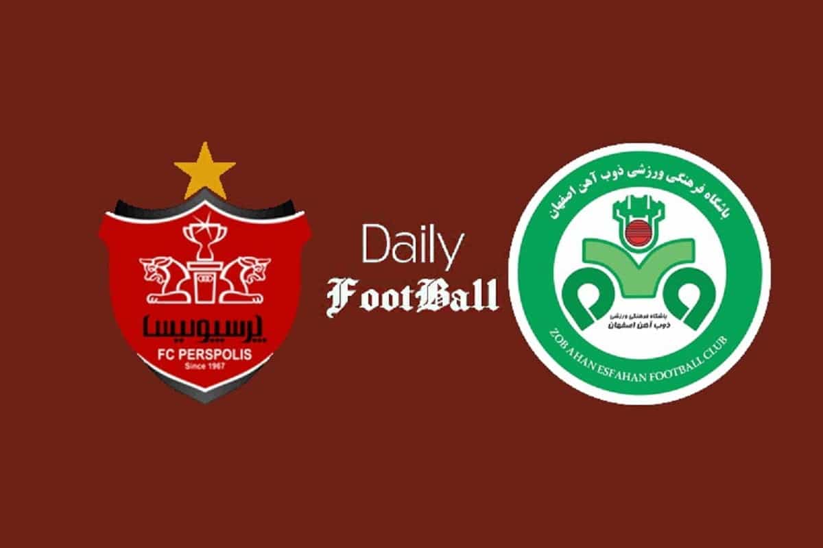 ساعت بازی پرسپولیس و ذوب آهن امروز جمعه 2 آبان 1404 | دیلی فوتبال