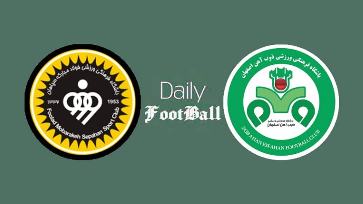 پخش زنده بازی سپاهان و ذوب آهن امروز شنبه 12 مهر 1404 | دیلی فوتبال