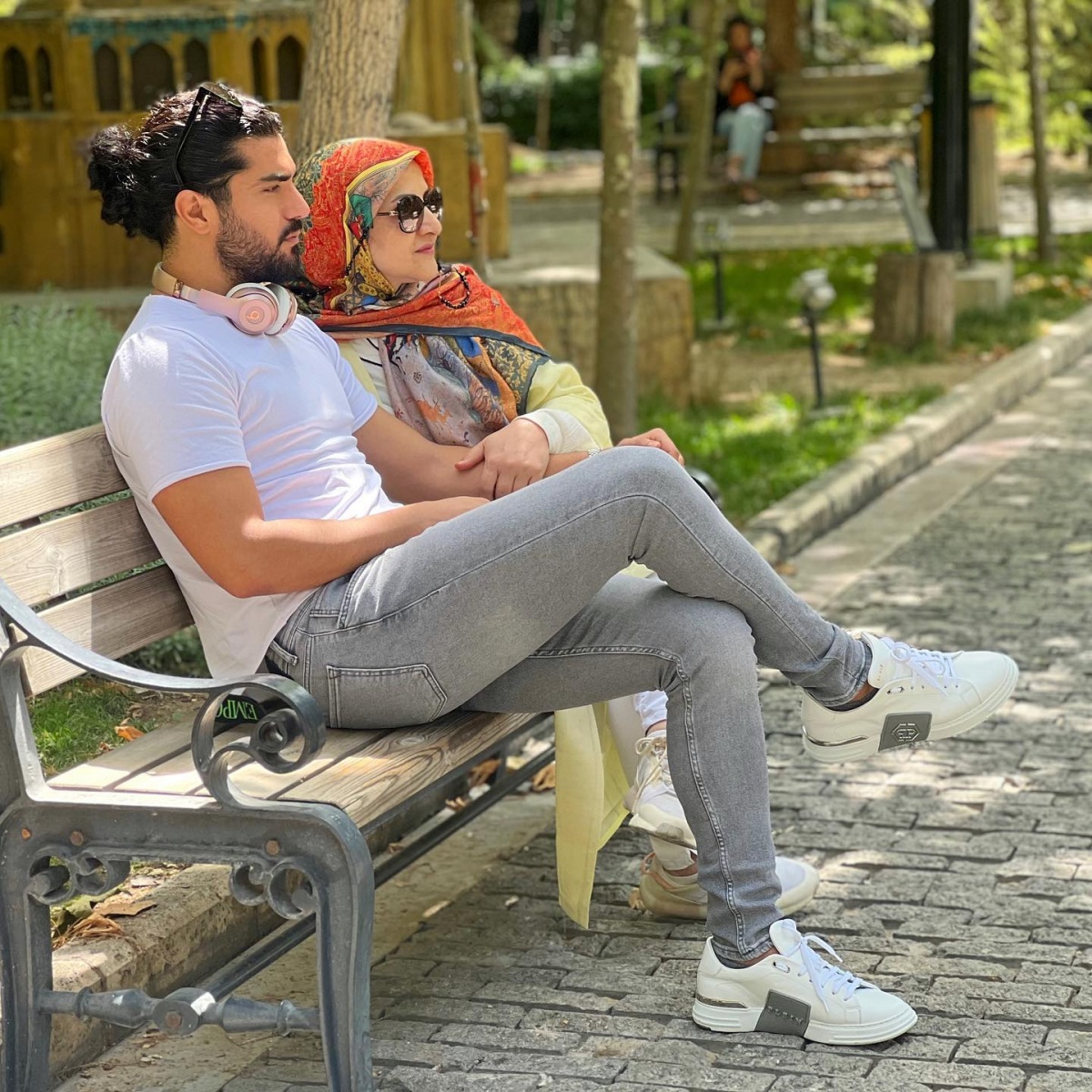 عکس| تیپ خفن سینا مهراد، چشم همه را به خود دوخت! | دیلی فوتبال