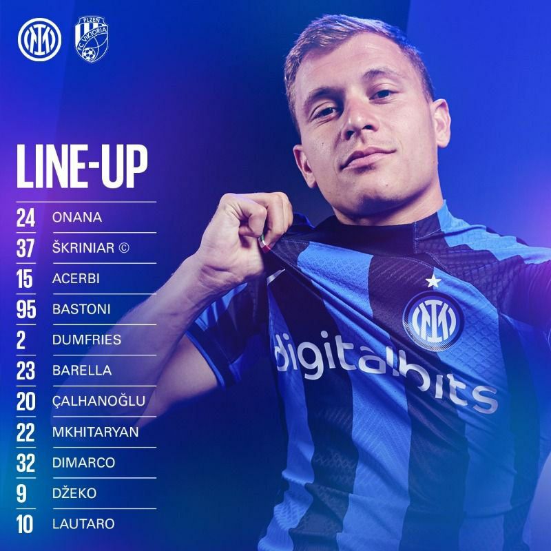 ترکیب اینتر مقابل ویکتوریا پلژن برای بازی امشب 4 آبان 1401 | دیلی فوتبال