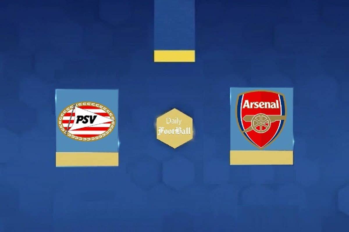 نتیجه بازی رفت آرسنال و آیندهوون در یک هشتم نهایی لیگ قهرمانان اروپا 2025-2024 | دیلی فوتبال