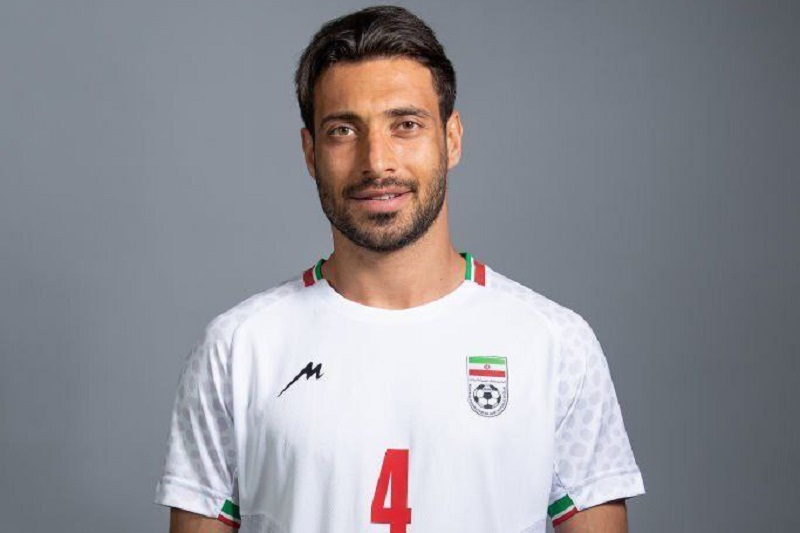 عکس| اقدام پسندیده شجاع خلیل زاده در حمایت از مردم غزه | دیلی فوتبال