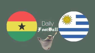 ساعت پخش زنده بازی اروگوئه و غنا امشب جمعه 11 آذر 1401 | دیلی فوتبال