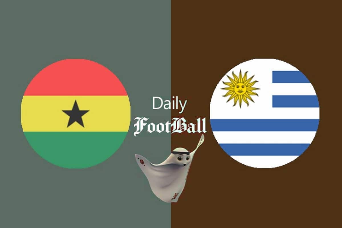 فیلم| خلاصه بازی و گل های اروگوئه و غنا امشب جمعه 11 آذر 1401 | دیلی فوتبال