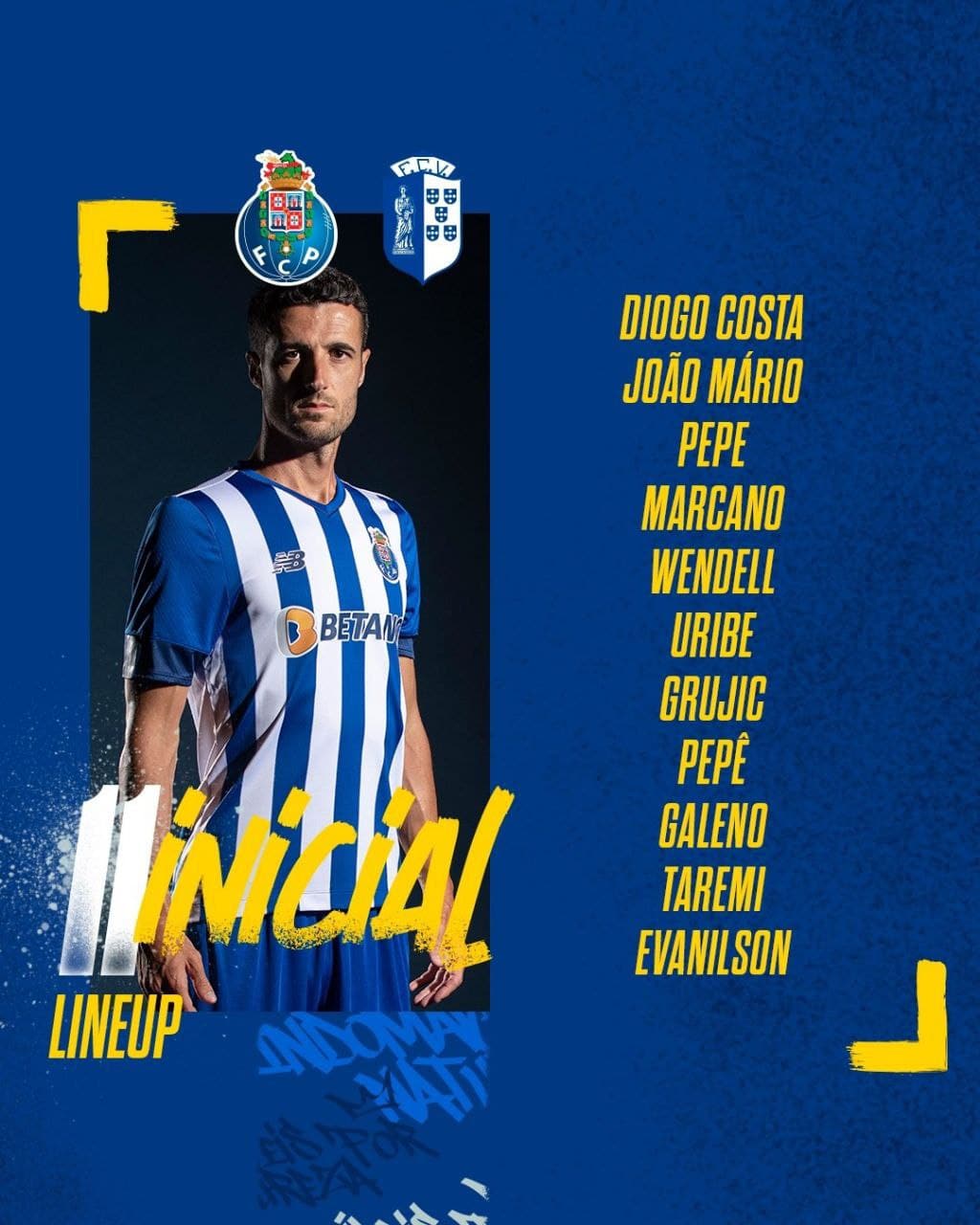 مهدی طارمی در ترکیب پورتو مقابل ویزلا برای بازی امشب 16 بهمن 1401 | دیلی فوتبال