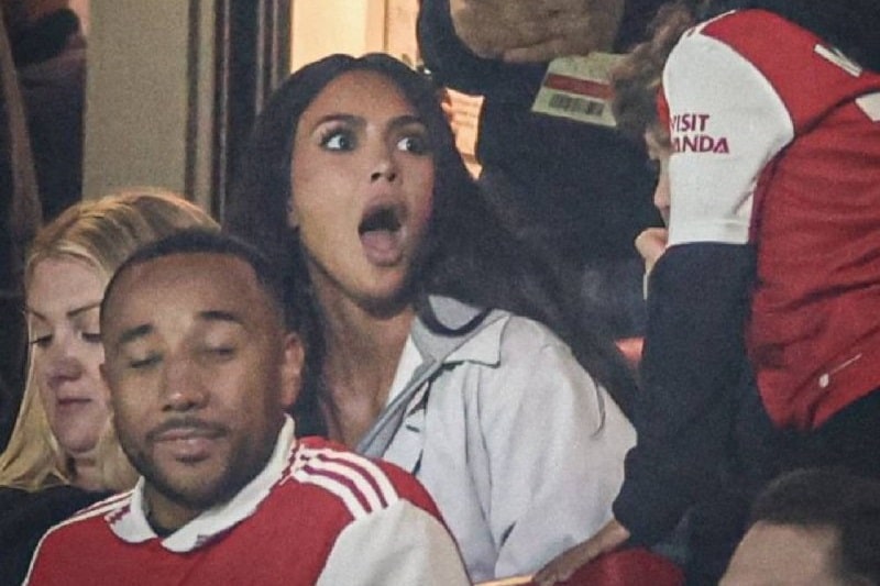 عکس| بهت کیم کارداشیان از حذف آرسنال | دیلی فوتبال