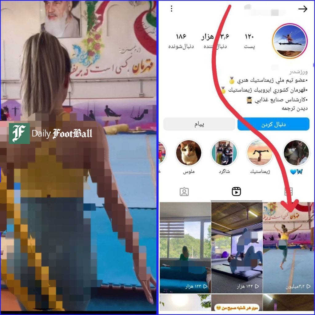 عکس| برهنگی و بدن نمایی عضو تیم ملی ژیمناستیک عکس| برهنگی و بدن نمایی عضو تیم ملی ژیمناستیک | دیلی فوتبال