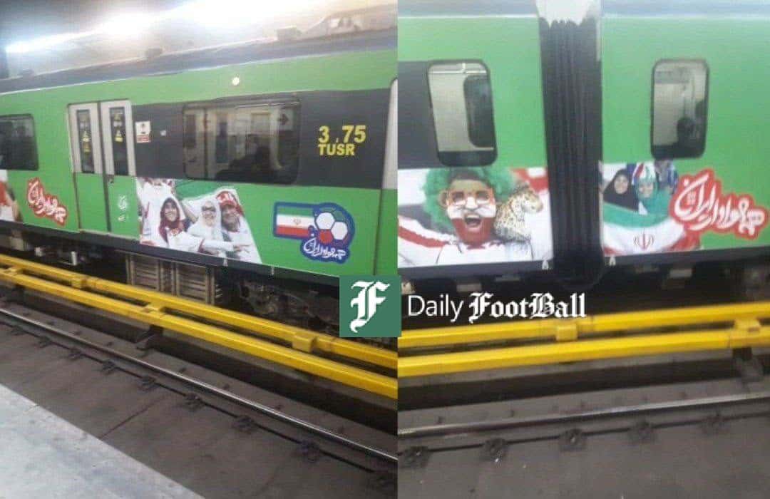 عکس| تبلیغ حضور زنان در ورزشگاه در مترو تهران | دیلی فوتبال