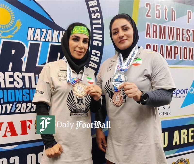 عکس| کسب مدال جهانی مچ اندازی زنان با سربند یا زینب کبری (س) | دیلی فوتبال
