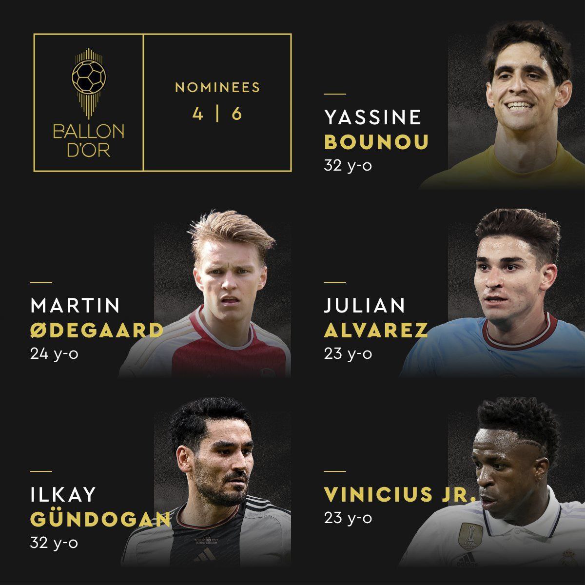 نامزدهای نهایی دریافت جایزه توپ طلا 2023 | دیلی فوتبال