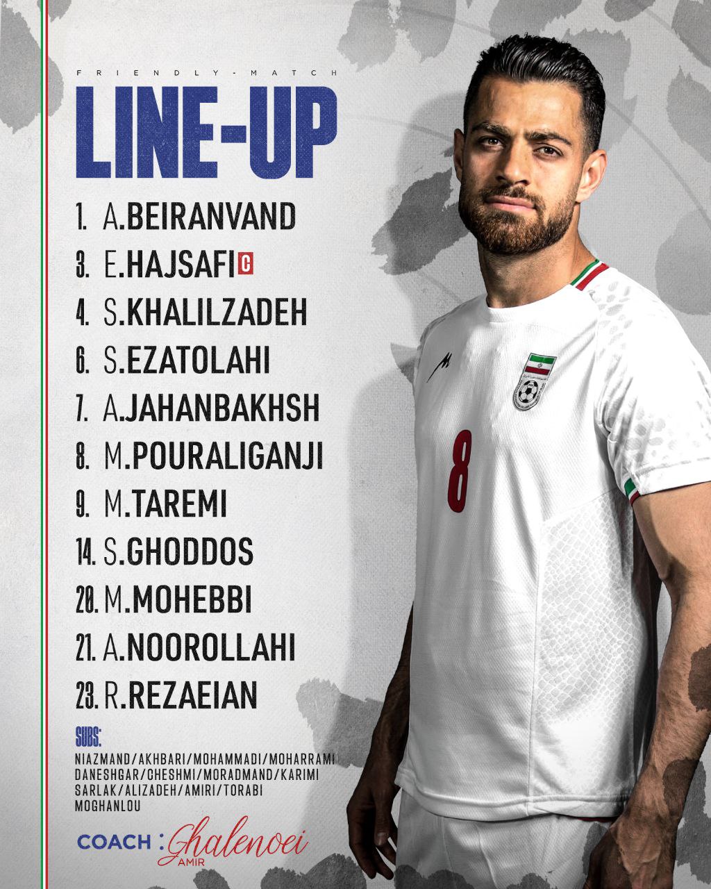 ترکیب ایران مقابل بلغارستان برای بازی امشب 16 شهریور 1402 ترکیب ایران مقابل بلغارستان برای بازی امشب 16 شهریور 1402 | دیلی فوتبال