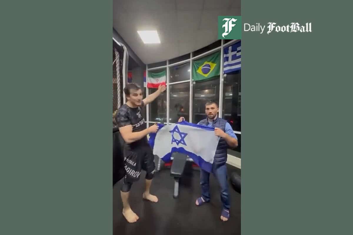 فیلم| واکنش رزمی کار چچنی MMA به نصب پرچم اسرائیل فیلم| واکنش رزمی کار چچنی MMA به نصب پرچم اسرائیل | دیلی فوتبال