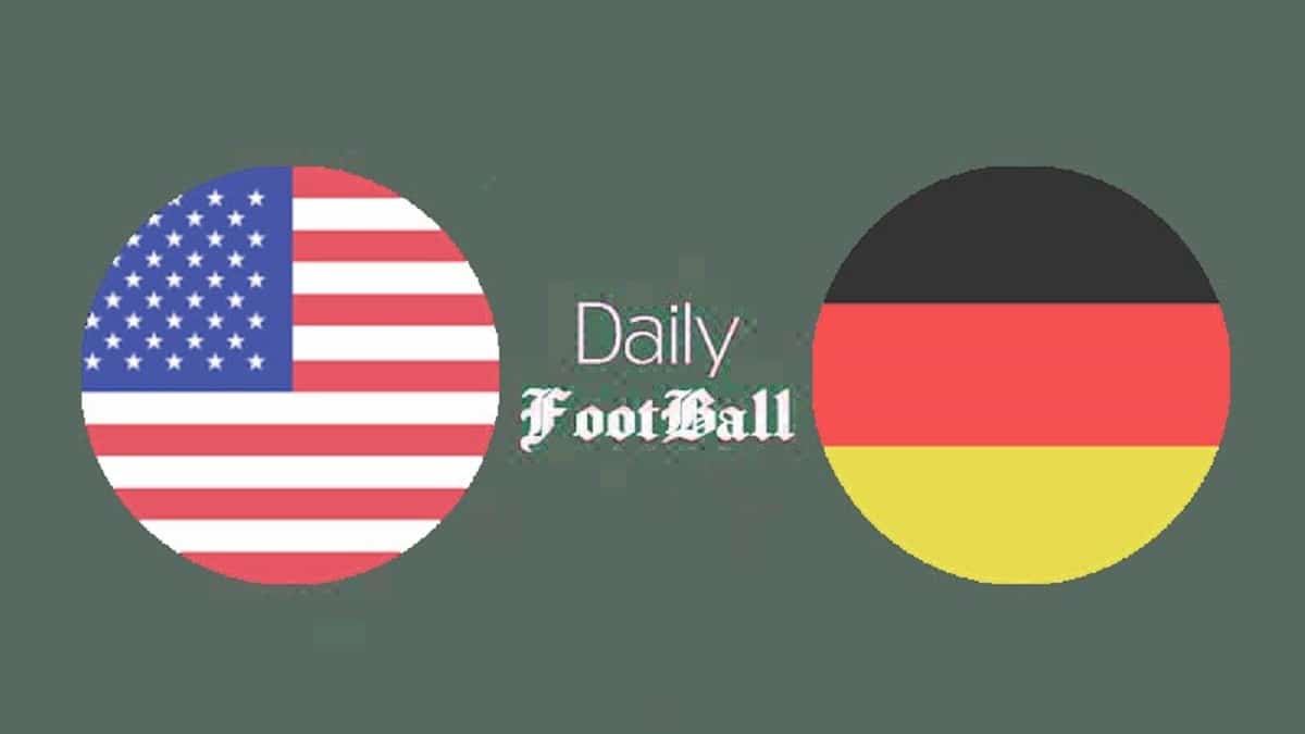 پخش زنده بازی آمریکا و آلمان امشب شنبه 22 مهر 1402 | دیلی فوتبال