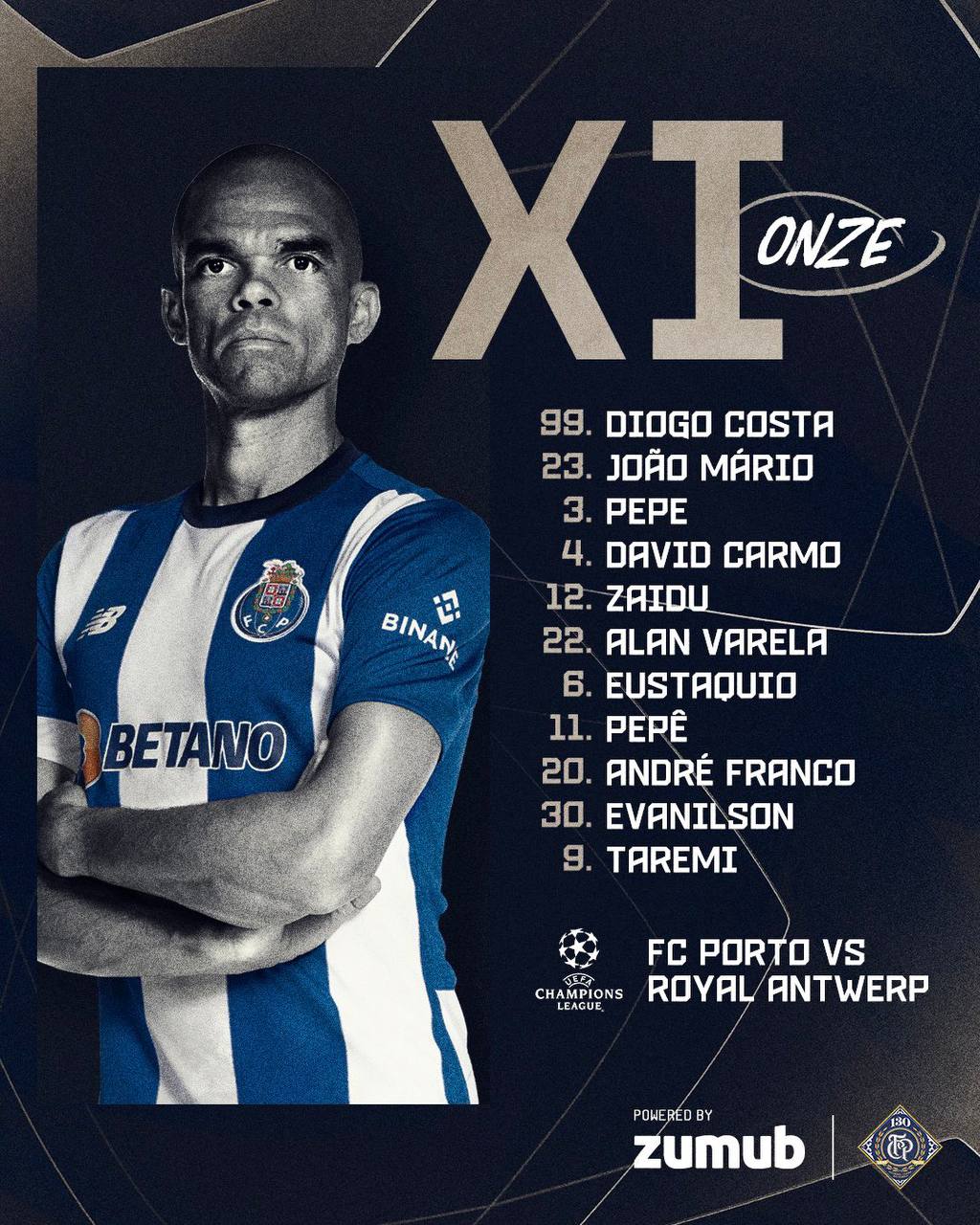 مهدی طارمی در ترکیب پورتو مقابل آنتورپ برای بازی امشب 16 آبان 1402 | دیلی فوتبال