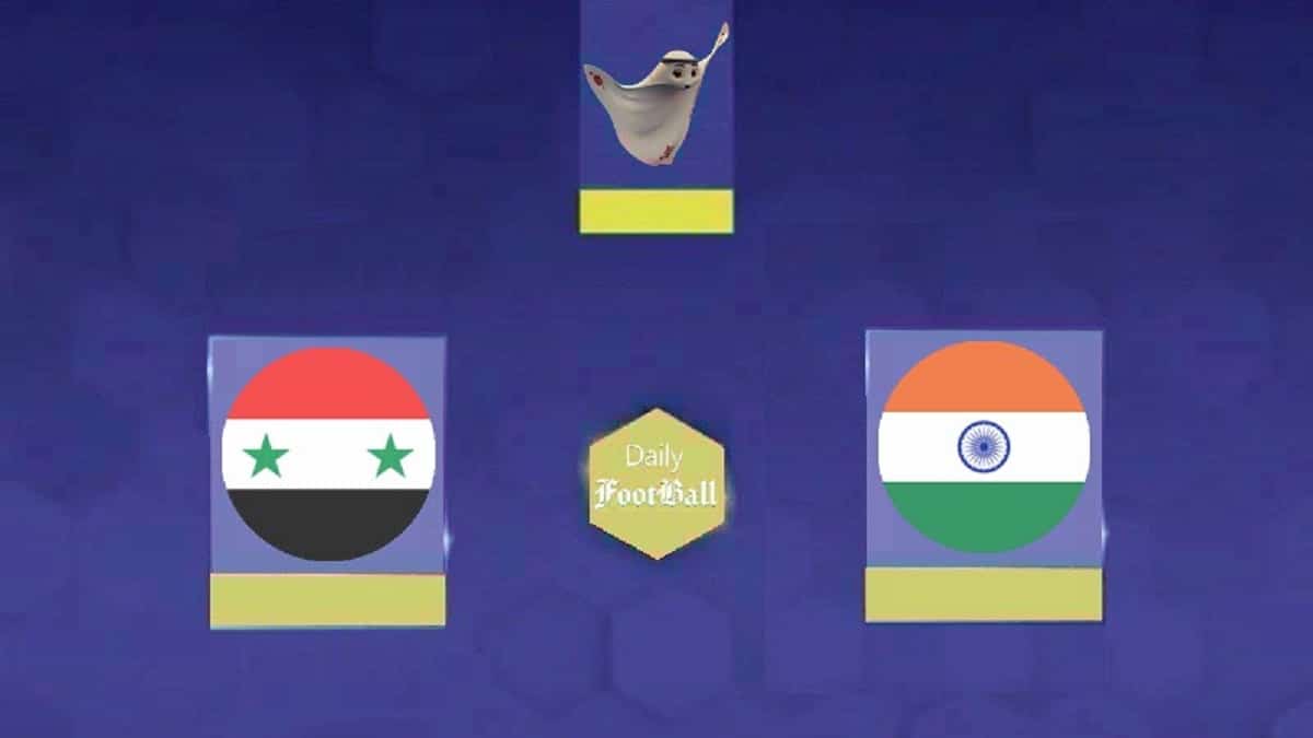 نتیجه بازی سوریه و هند در مرحله گروهی جام ملت های آسیا نتیجه بازی سوریه و هند در مرحله گروهی جام ملت های آسیا | دیلی فوتبال