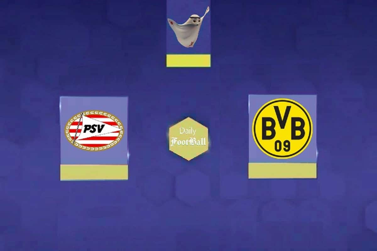 نتیجه بازی رفت دورتموند و آیندهوون در مرحله یک هشتم نهایی لیگ قهرمانان اروپا | دیلی فوتبال