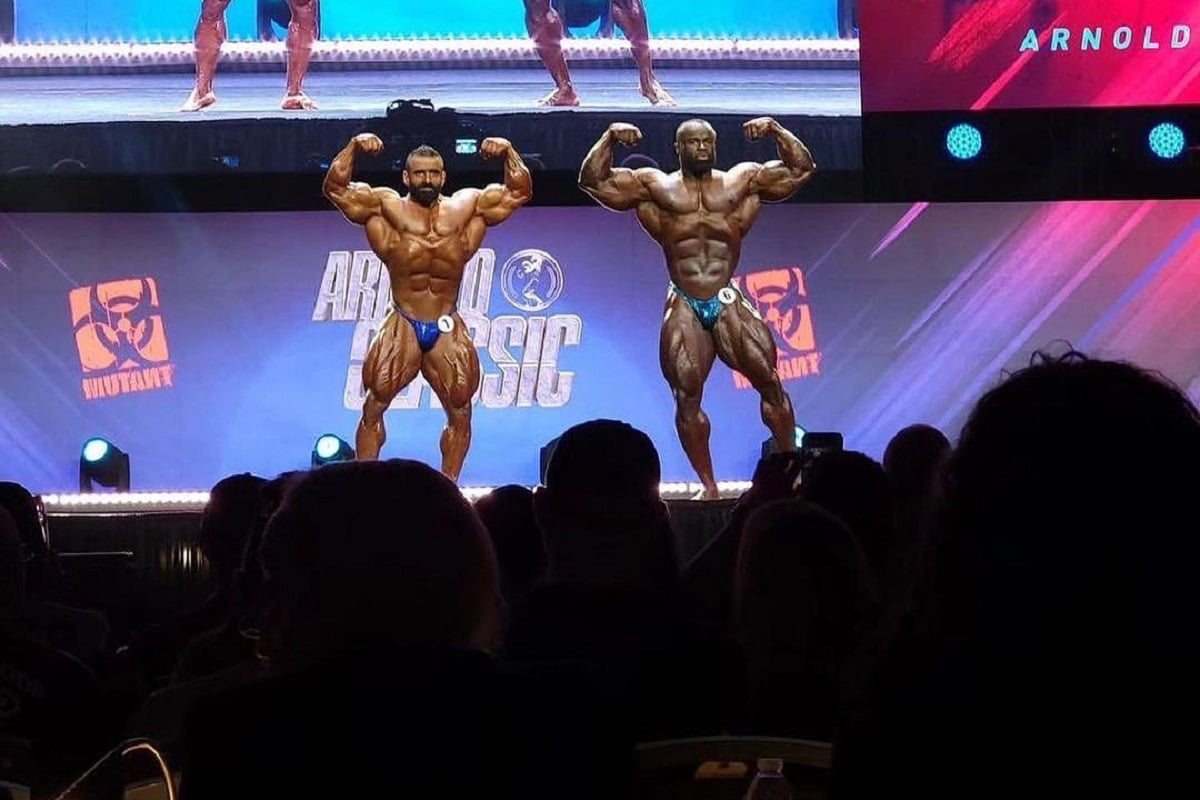 فیلم| فیگور هادی چوپان در آرنولد کلاسیک 2024؛ گرد و خاک گرگ پارسی روی استیج | دیلی فوتبال