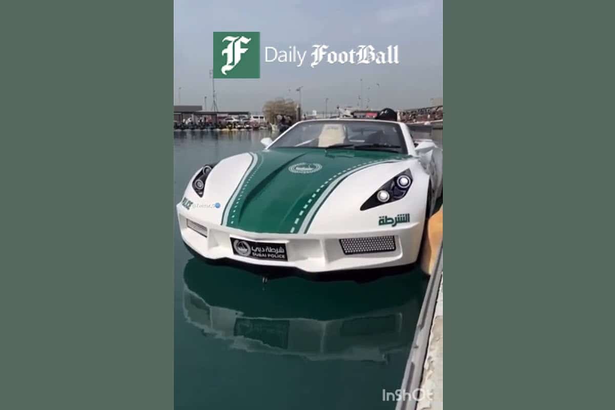 فیلم| ماشین های شناور پلیس دبی | دیلی فوتبال