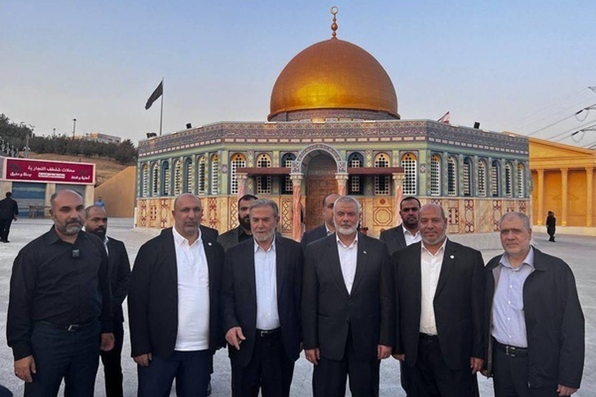 عکس| آخرین تصویر رسمی از اسماعیل هنیه در تهران | دیلی فوتبال