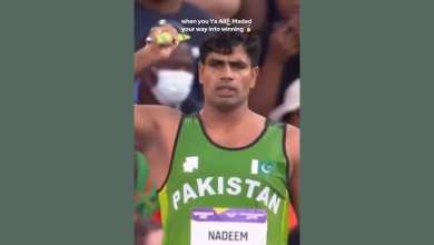 فیلم| یا علی مدد گفتن قهرمان پاکستانی المپیک 2024 پاریس | دیلی فوتبال