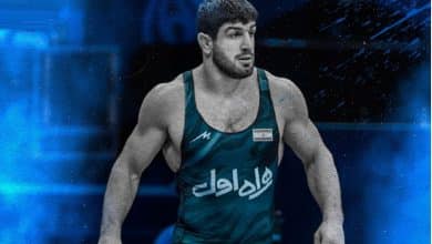 فیلم| کشتی کامل کامران قاسمپور و عبدالرشید سعدالله اف | دیلی فوتبال