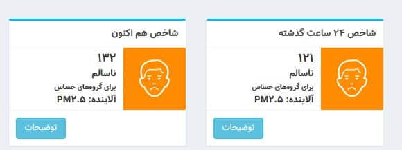 عکس| شاخص آلودگی هوا تهران امروز سه شنبه 27 آذر 1403 | دیلی فوتبال