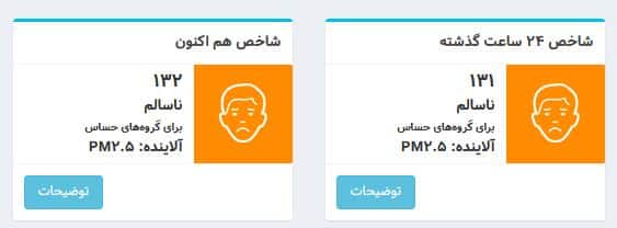 عکس| شاخص آلودگی هوا تهران امروز یکشنبه 2 دی 1403 | دیلی فوتبال