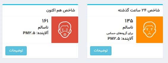 عکس| شاخص آلودگی هوا تهران امروز سه شنبه 4 دی 1403 | دیلی فوتبال