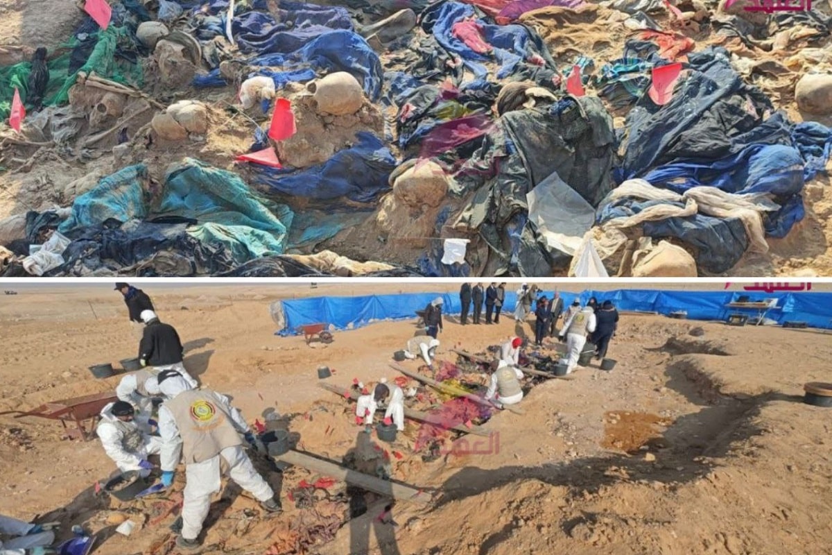 عکس| کشف گور دسته جمعی از زمان صدام | دیلی فوتبال