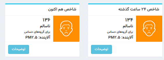 عکس| شاخص آلودگی هوا تهران امروز پنجشنبه 27 دی 1403 | دیلی فوتبال