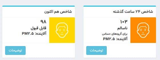 عکس| شاخص آلودگی هوا تهران امروز پنجشنبه 2 اسفند 1403 | دیلی فوتبال