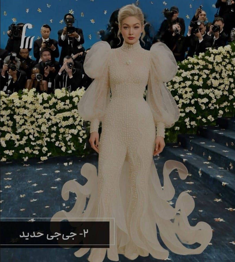 مت گلا ۲۰۲۵ با تم خلیج فارس / طراحی لباس جنیفر لوپز و جی جی حدید ترکاند + عکس مت گلا ۲۰۲۵ با تم خلیج فارس