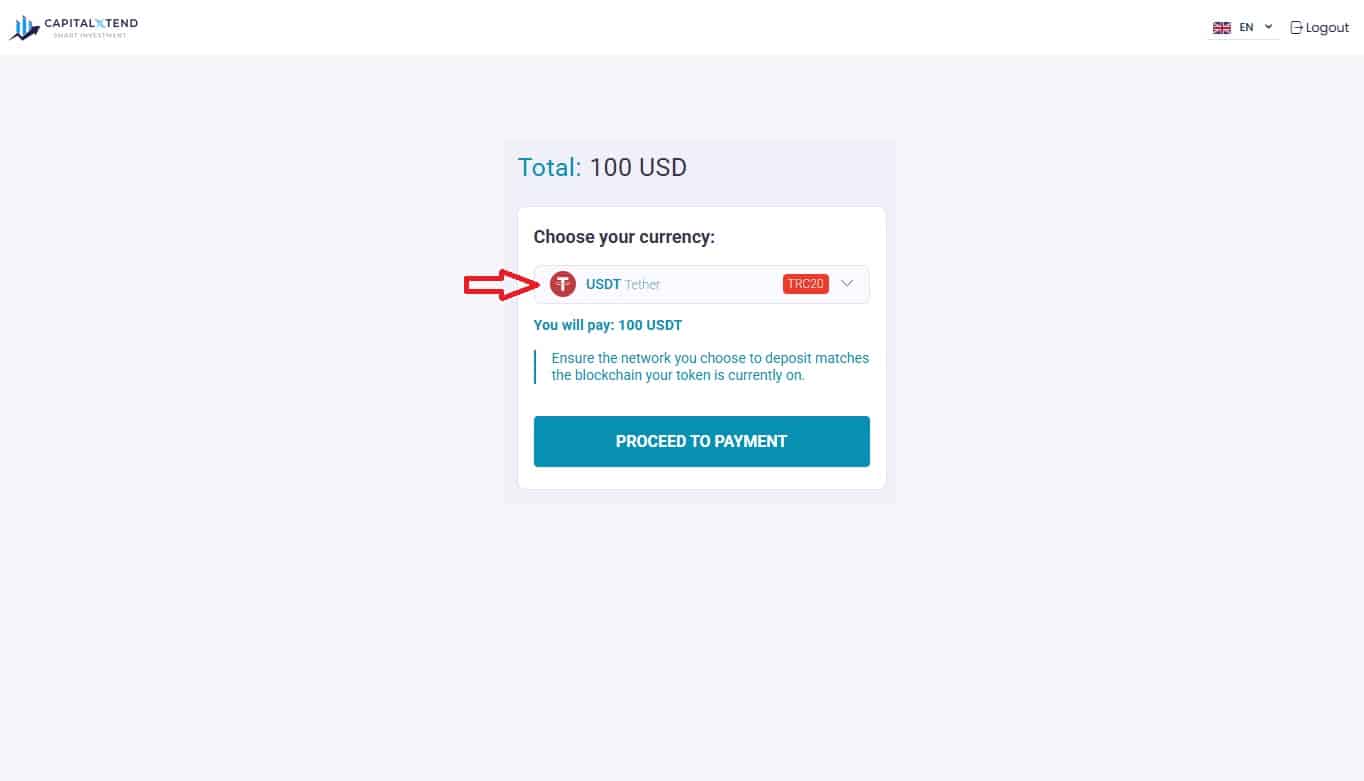 آموزش نحوه واریز و برداشت رمزارز در کپیتال اکستند 4