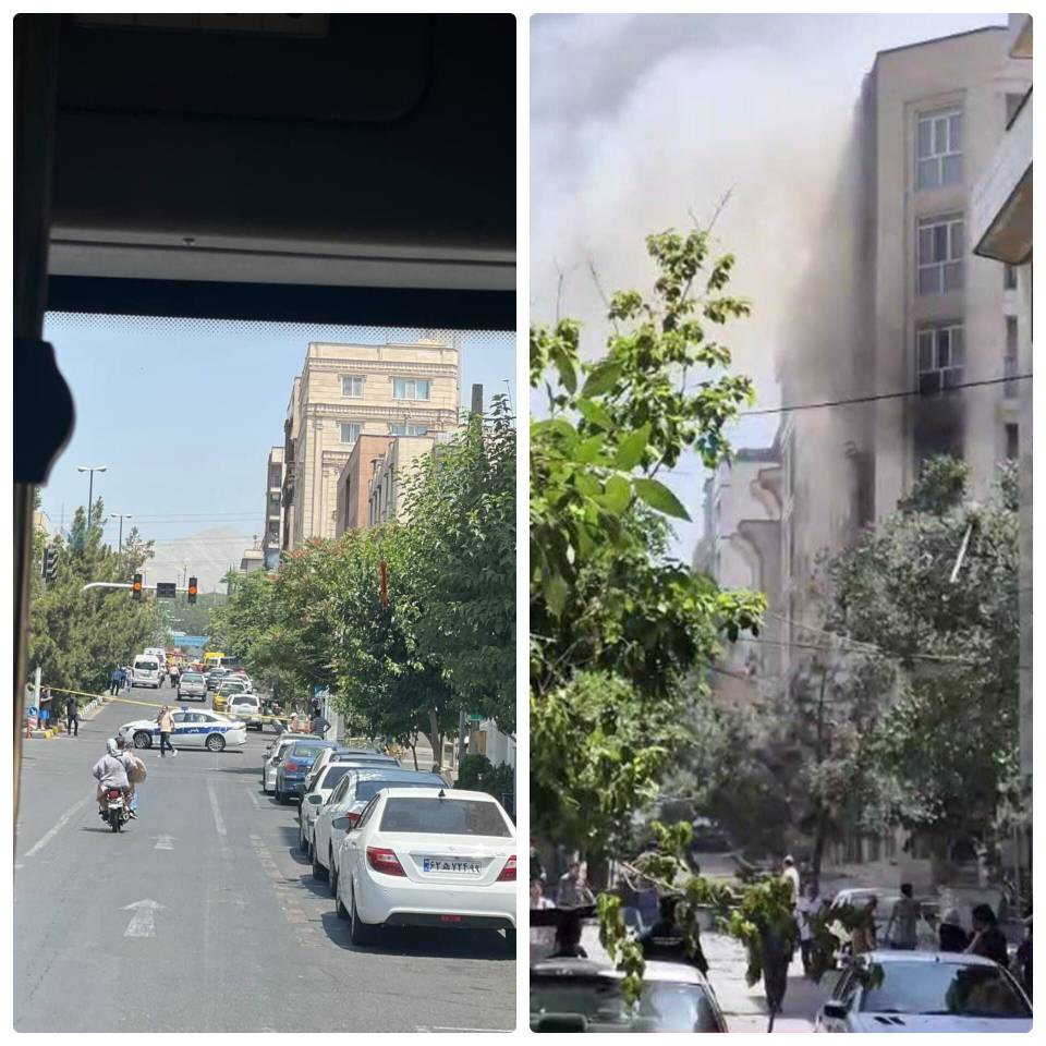 عکس| حمله پهپادی اسرائیل به محله گیشا تهران | دیلی فوتبال