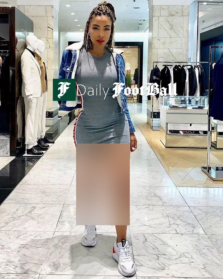 تصویری از هنچا وویگت دوست دختر اوریه در مرکز خرید