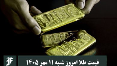 قیمت طلا امروز شنبه 11 مهر 1405؛ تغییرات لحظه ای بازار | دیلی فوتبال