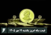 قیمت سکه امروز یکشنبه 19 مهر 1405؛ افزایش یا کاهش؟ | دیلی فوتبال