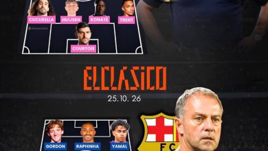 عکس| ترکیب احتمالی رئال مادرید و بارسلونا برای الکلاسیکو 2026 | دیلی فوتبال